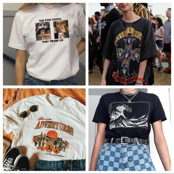 (3)Vari-TEE | Mystery graphic/band tees - Picture 3 of 5